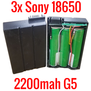 3 SONY G5 18650 2200MAH CELLS IN BA-2200 MODEM BATTERIES