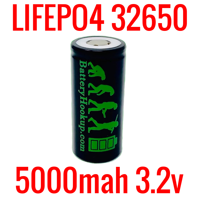 NEW BATTERY HOOKUP LIFEP04 32650 3.2V 5000MAH CELLS