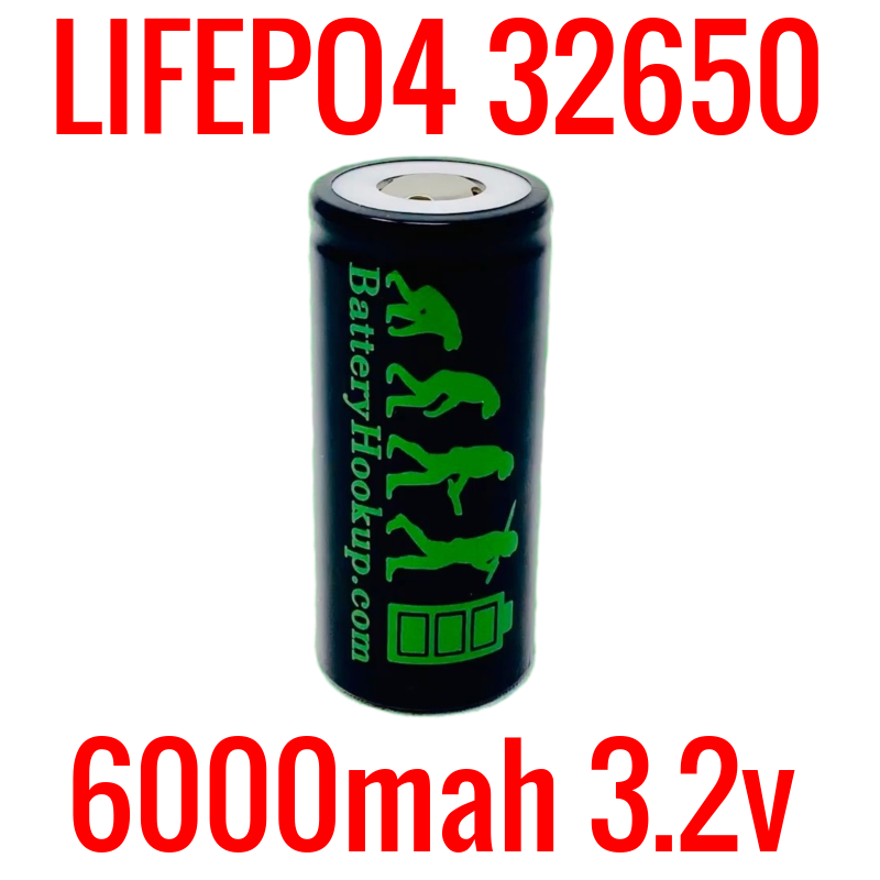 24x NEW BATTERY HOOKUP LIFEP04 32650 3.2V 6000MAH CELLS