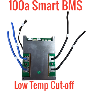 Li-ion/Lifepo4 3s-21s 100a BMS W/ LOW TEMP CUTOFF – Battery Hookup