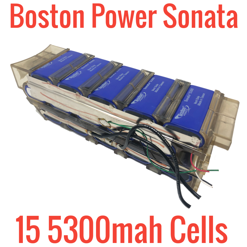 15 Boston Power Sonata 5300mah cells - NO CASE