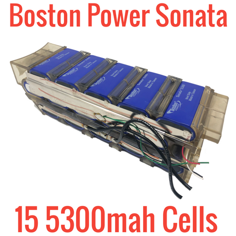 15 Boston Power Sonata 5300mah cells - NO CASE