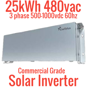 25kW 480v 3-Phase 500-1000vdc Solar Inverter Enetelus US 60hz