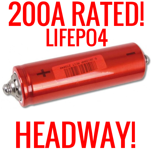 FULLY TESTED USED HEADWAY 38120 HP 3.2V 8AH LIFEPO4 BATTERY
