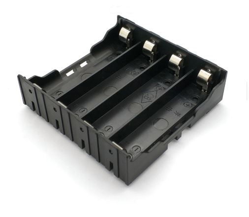 4 bay 18650 cell holder