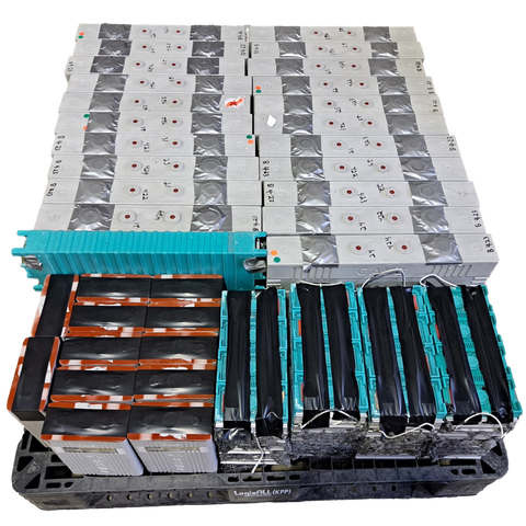 Pallet of Discharged Lifepo4, 100ah, 200ah, 400ah