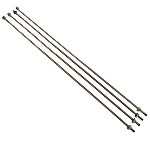 4x 28" threaded rods with bolts for SPIM08HP 16ah