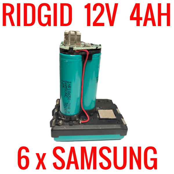 RIDGID R82059 12V 4AH FOR PARTS & REPAIR