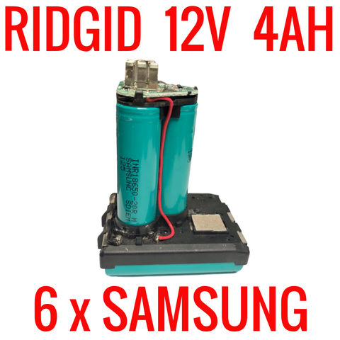 RIDGID R82059 12V 4AH FOR PARTS & REPAIR