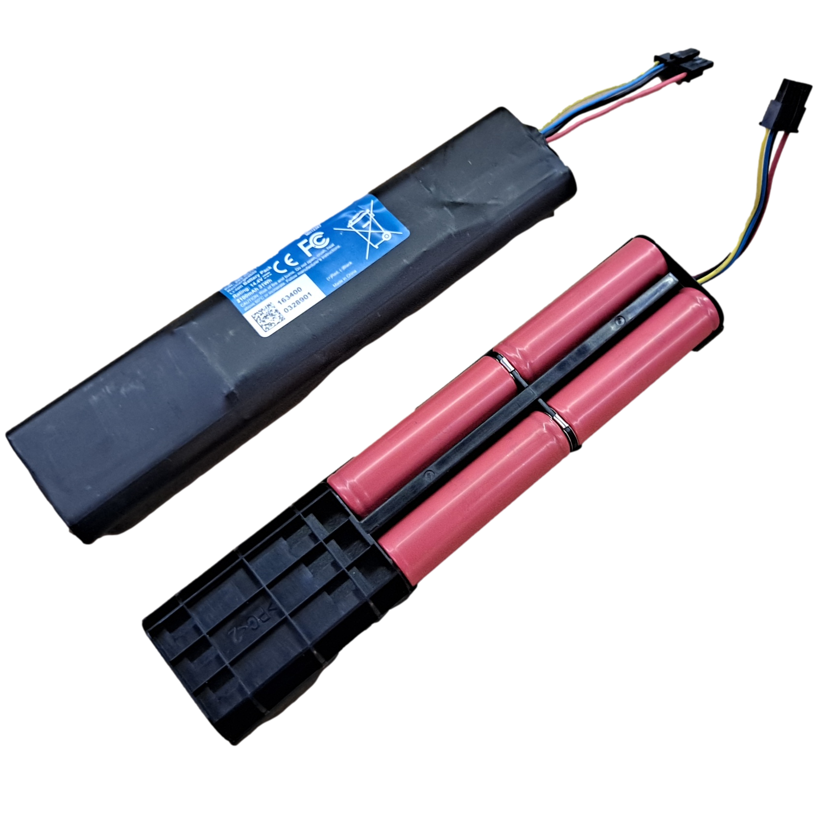 Neato Botvac battery modules with 4x Sanyo 18650