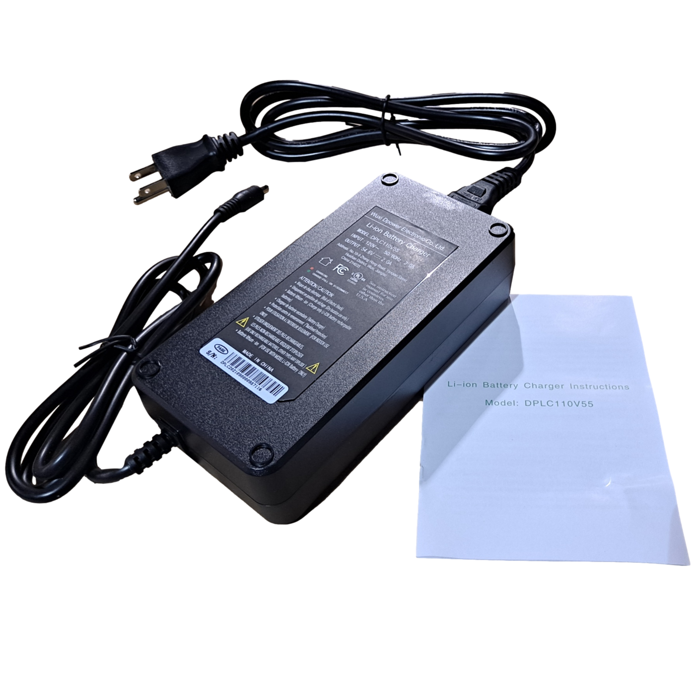 13s 48v 54.6v 2ah Lithium Battery Charger