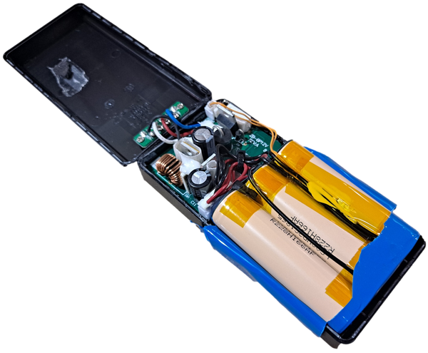 New 2021 Module with Converter + 3x Power 18650 Cells