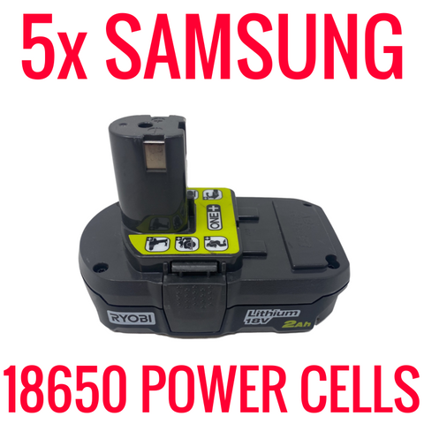 RYOBI P190 DRILL BATTERIES FOR PARTS/ REPAIR