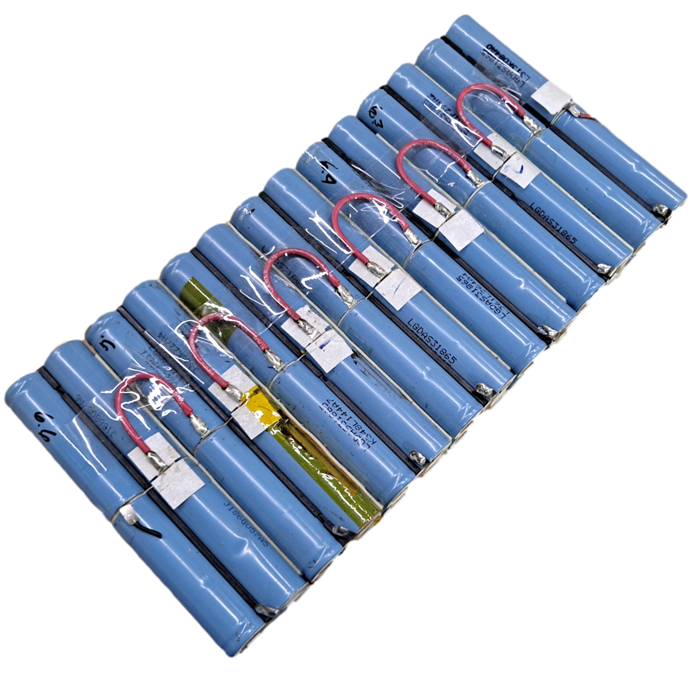 5x 48v LG modules 14s4p 51.8v 8.8ah 456wh