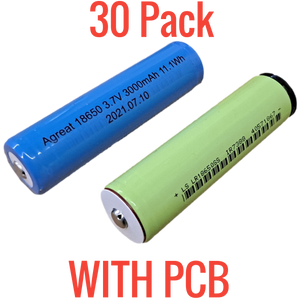 30 New Lishen LR18650SS 3000mah cells with PCB