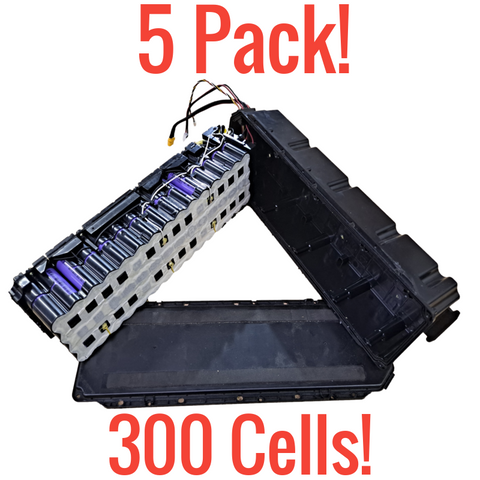 5x Ninebot 36v 15.32ah 551wh E-bike battery with BMS