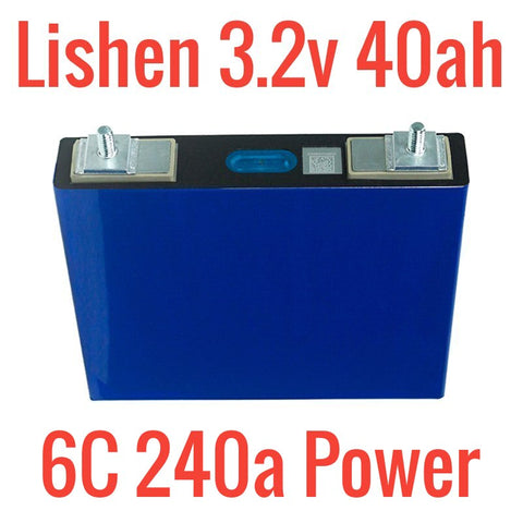Lishen 3.2v 40ah Lifepo4 Prismatic 6C Power Cells - slight swell