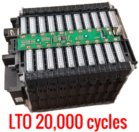 44v 10ah 440wh LTO 20,000 cycles! 20 cells! 48v