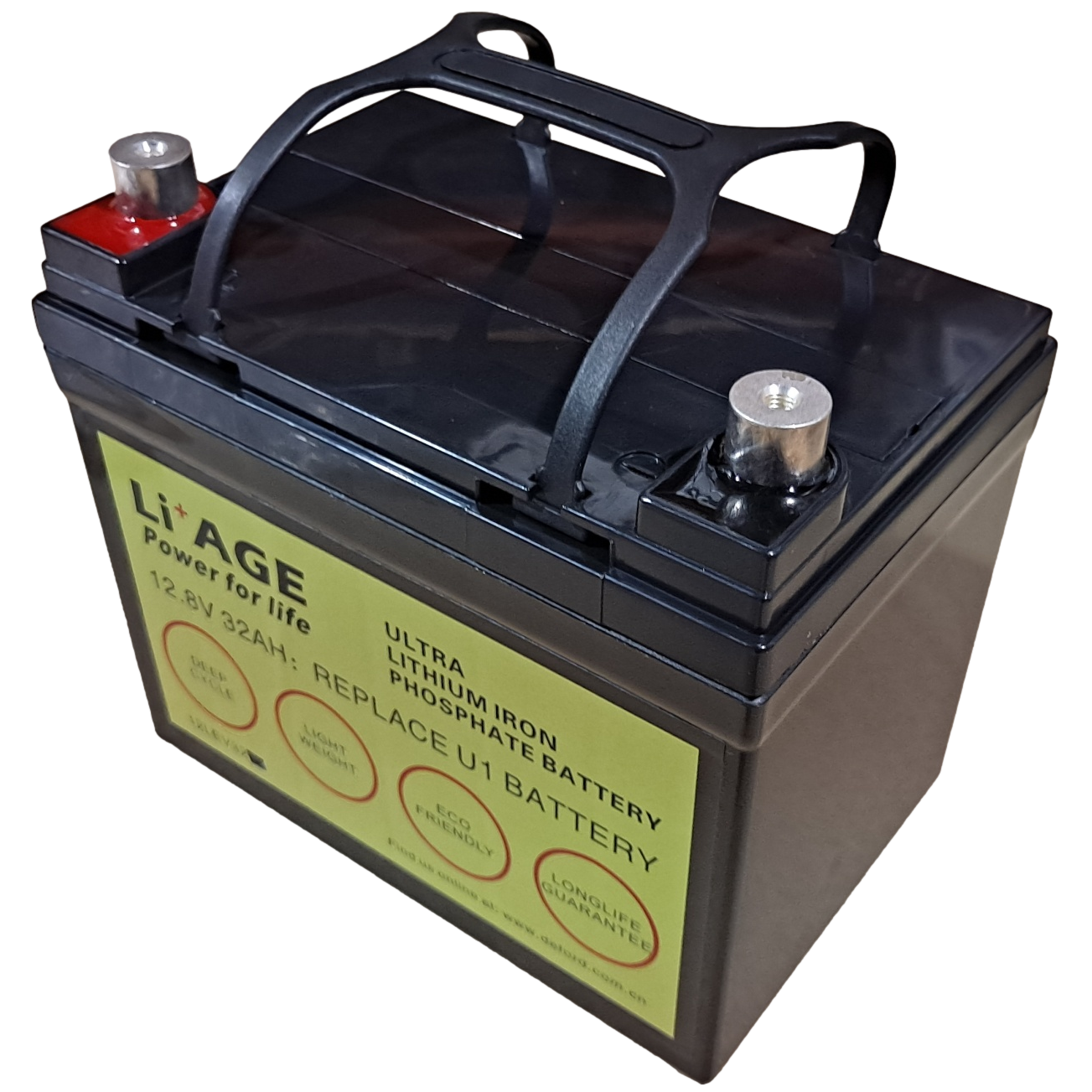 NEW 2 PACK - Li Age 12.8v 32ah 410wh LifePo4 w/ BMS