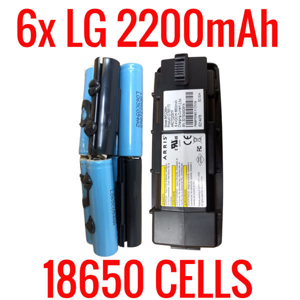 FULL CASE 20 MODEM 6 CELL PACKS 120 CELLS LG 2200MAH 18650