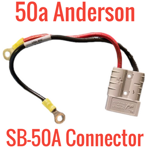 Stecker für E-Motore Anderson SB50 + 2 Kontakte 10-12 AWG Stecker für E-Motore Anderson SB50 + 2 Kontakte 10-12 AWG