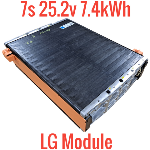 LG 25.2v 7.4kWh 7s Lithium Ion EV Module