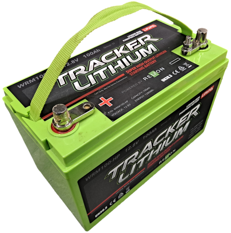 Tracker WRM100-HP Lifepo4 12.8v 100ah - Post - Tested 100%