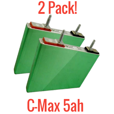 2 pack Ford C-Max cells with holders 3.7v 5ah