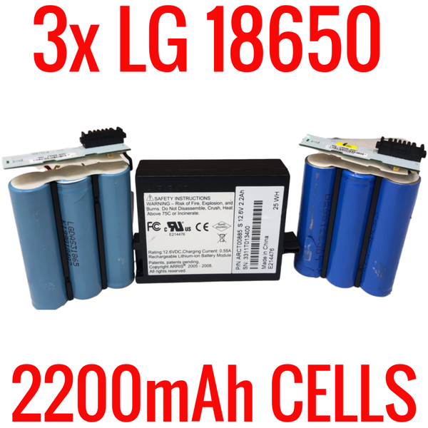 FULL CASE OF 243 18650 CELLS IN MODEM BATTERIES