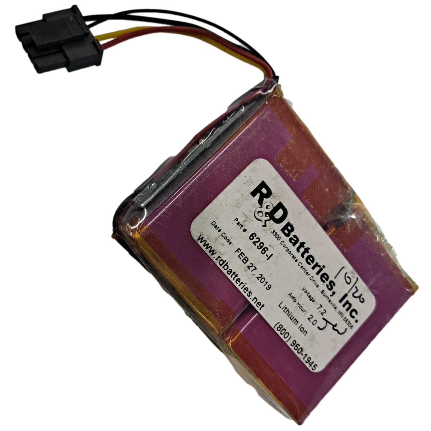 Molicel 2s Module with BMS 7.4v 2000mah 14.8wh
