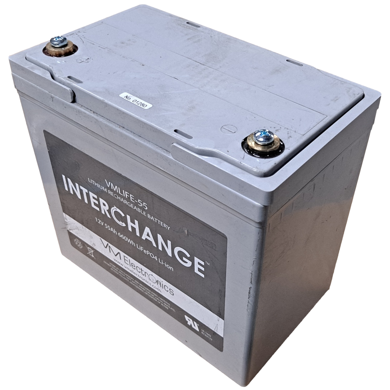 Interchange 12.8v 55ah 704wh Lifepo4 Battery - Tested