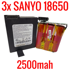 3 Sanyo 2500mah 18650 Cells in Modem Batteries - BP-LC2600/31