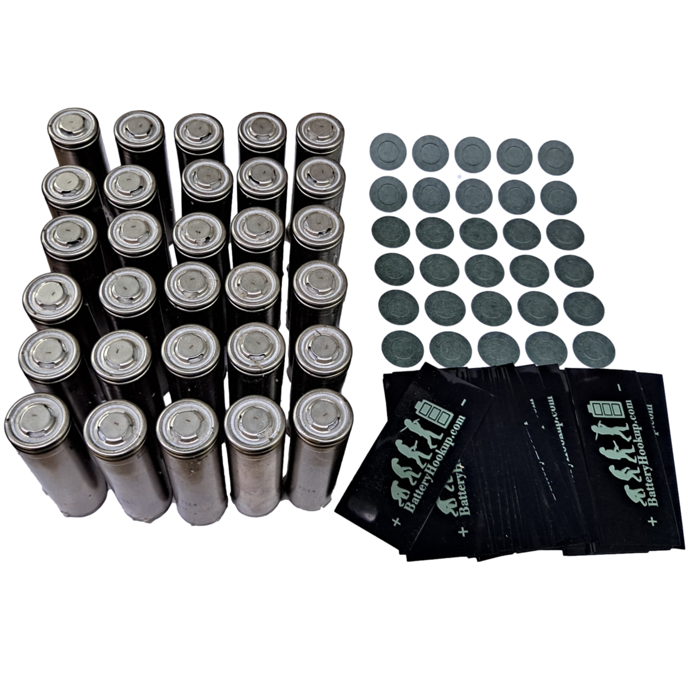 GLUE 30 Pack 3.7v 3180mah Panasonic NCR18650BD