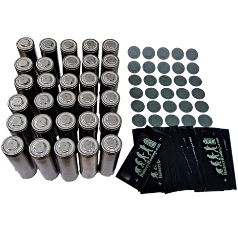 GLUE 30 Pack 3.7v 3180mah Panasonic NCR18650BD