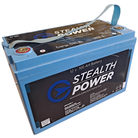 Stealth Power SP100 12.8v 100ah Lifepo4 w/ BMS