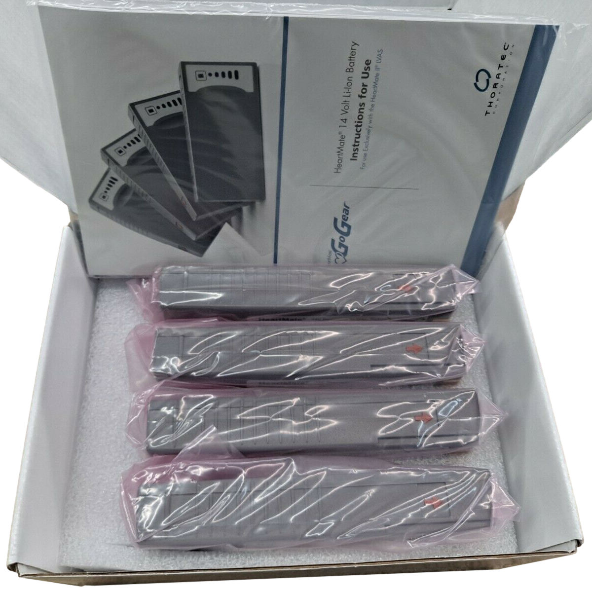 New in Box 4 Pack Medical Batteries with 32x 3.7v 2400mah
