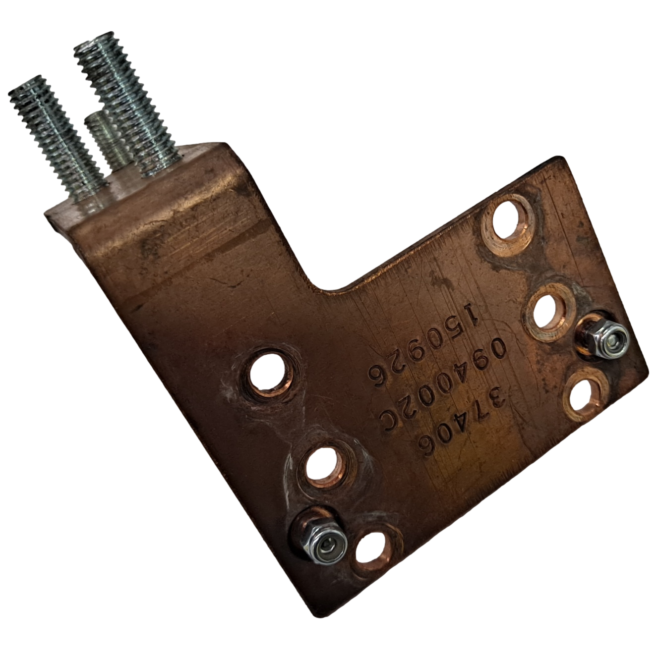 3p 400a LARGER ANGLE END BUSBAR FOR SPIM08HP 16ah - Copper