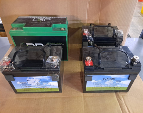 3x 12v 32ah FeMart and 1x LBP 12v 50ah - Parts/Repair