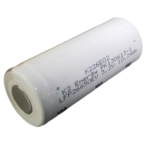 16 K2 26650 LFP26650EV 3200mah 10.24wh Lifepo4 White Vinyl NEW