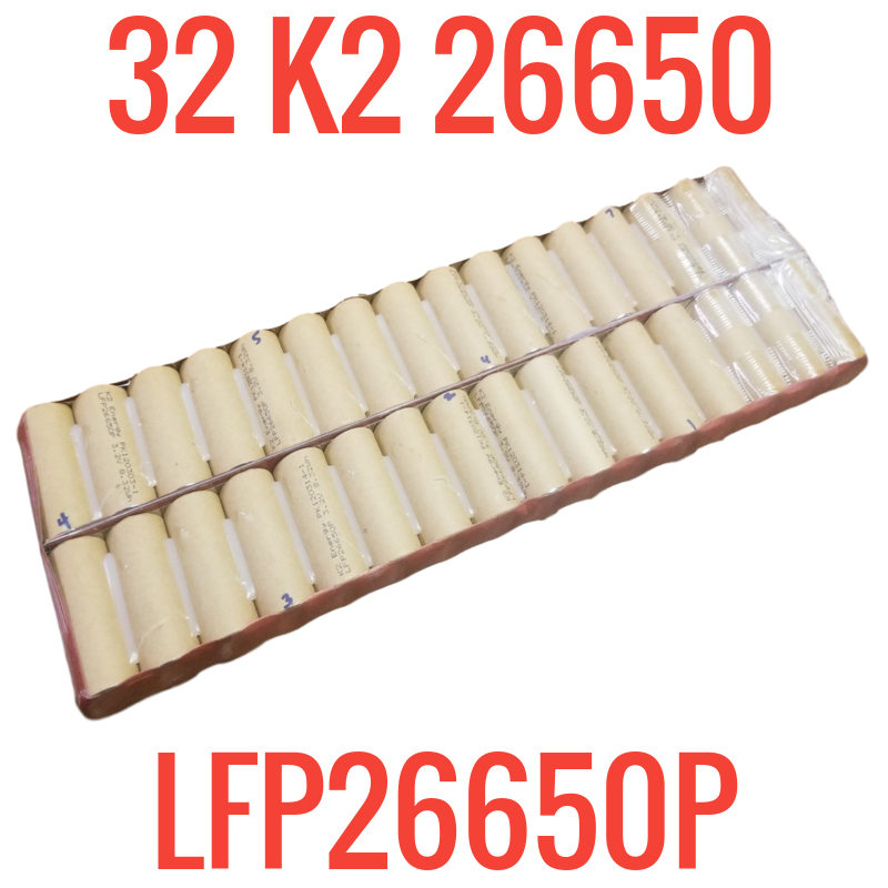 One bad row - Battery Pack with 32 K2 LFP26650P cells