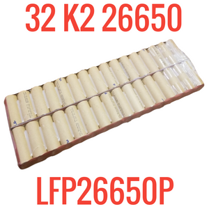 One bad row - Battery Pack with 32 K2 LFP26650P cells