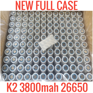 Full Case of 120 K2 26650 3800mah Lifepo4 Cells