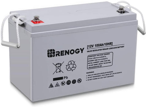 NEW Renogy 12V 100Ah Deep Cycle AGM Battery