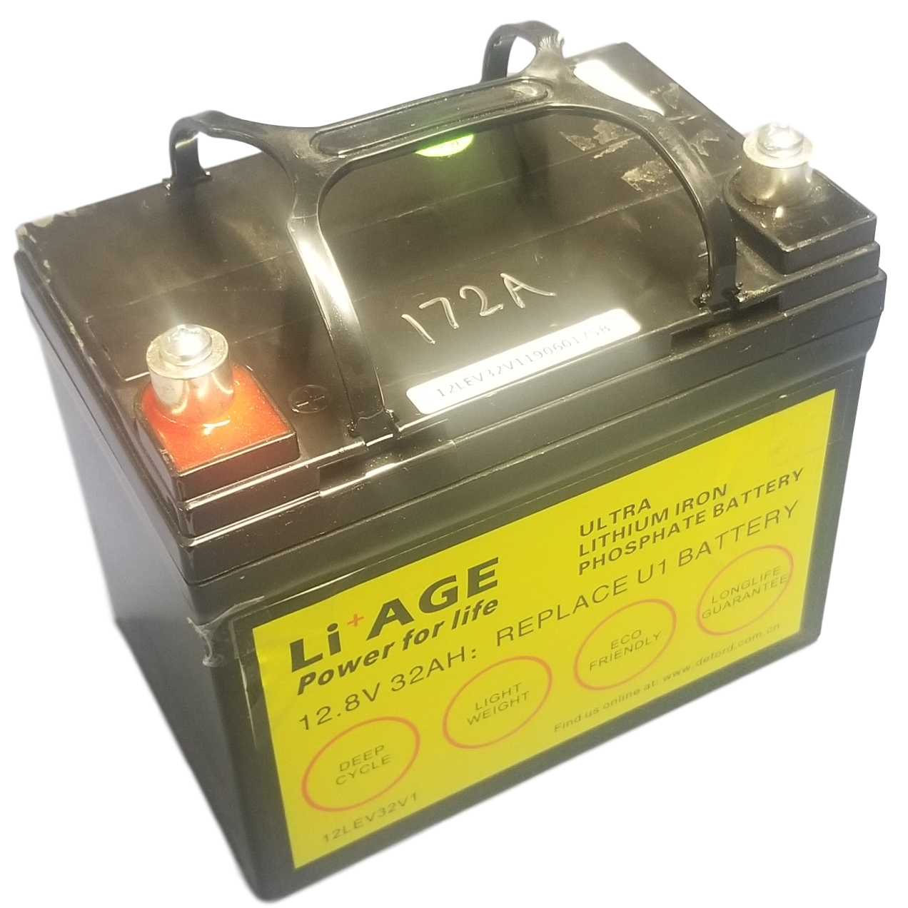 Li Age 12.8v 32ah 410wh LifePo4 w/ BMS - Fully Tested