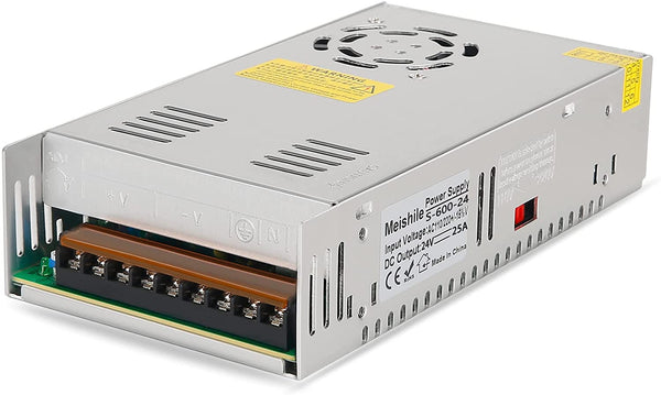 USED 24V 25A 600W Switching Power Supply