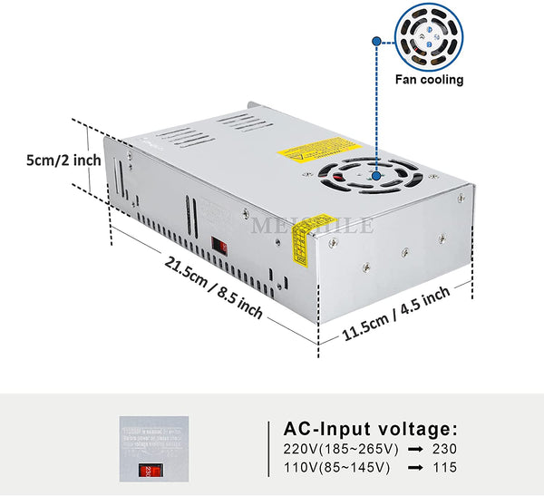 USED 24V 25A 600W Switching Power Supply