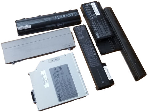 10 lbs of Mixed laptop batteries