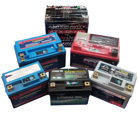 10 lbs of Mixed Powersports Lifepo4 batteries