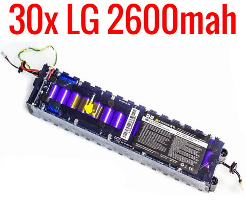36v 7.8ah 280.8wh SCOOTER PACK WITH BMS