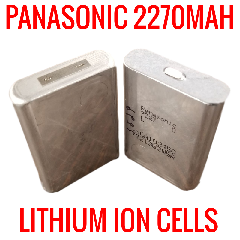 10 PACK USED PANASONIC 2270MAH NCA103450 NO WRAPPER